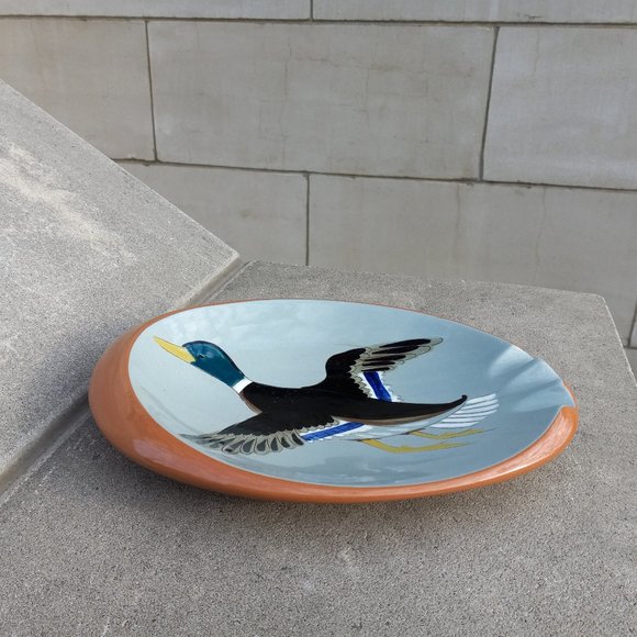 MCM Stangl Pottery, Trenton NJ Sportsman Duck Ashtray - Picture 8 of 17
